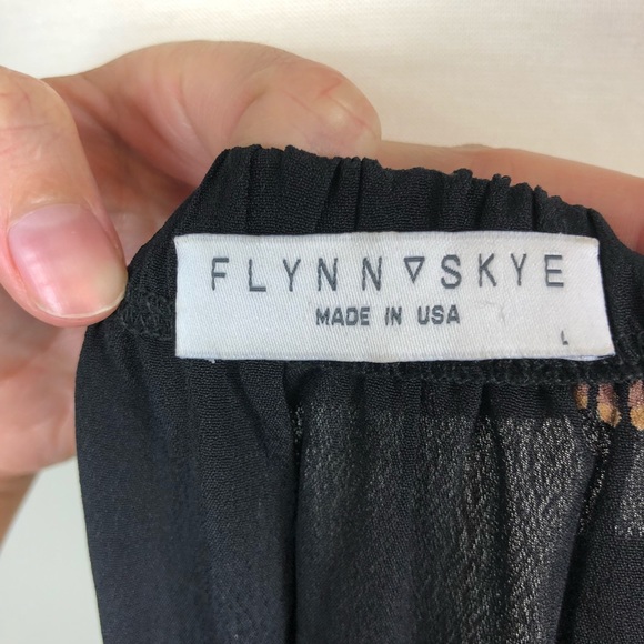 Flynn Skye Bardot Dress in Sunflower Night Print - Picture 7 of 8